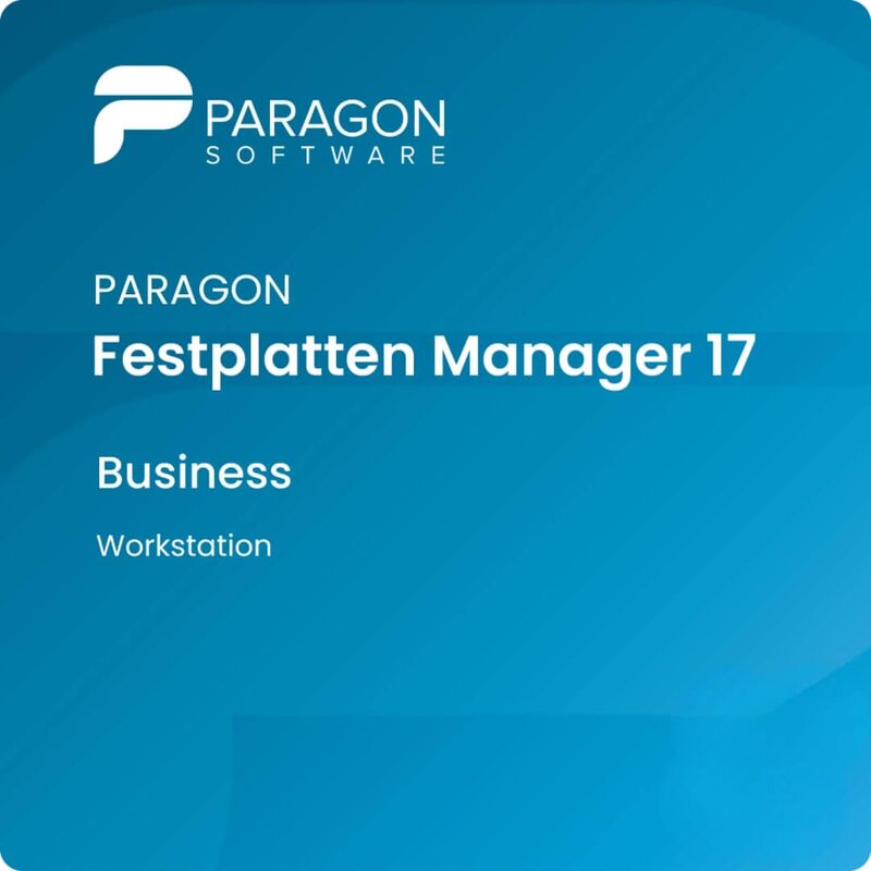 Paragon Festplatten Manager 17 Business Workstation, image 