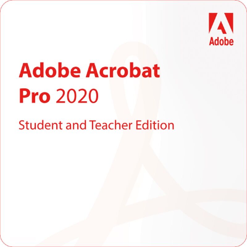 Adobe Acrobat Pro 2020 Student e Teacher Edition, image 