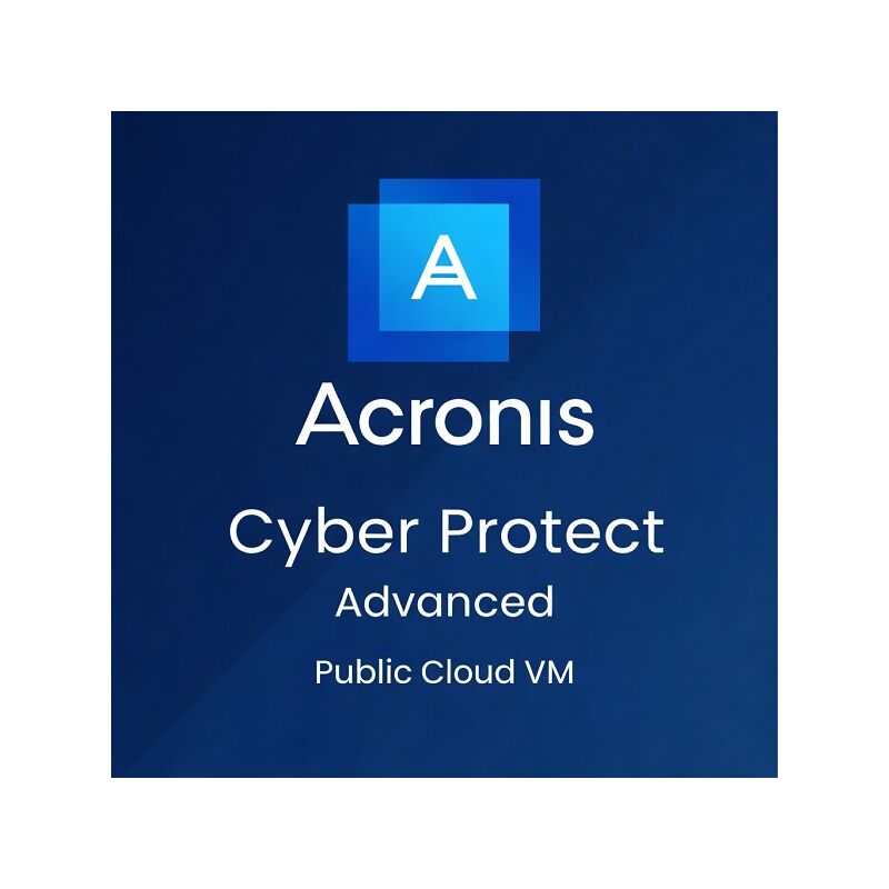 Acronis Cyber Protect Advanced Public Cloud VM, Tipo di licenza: Nuovo, Runtime: 1 anno, image 