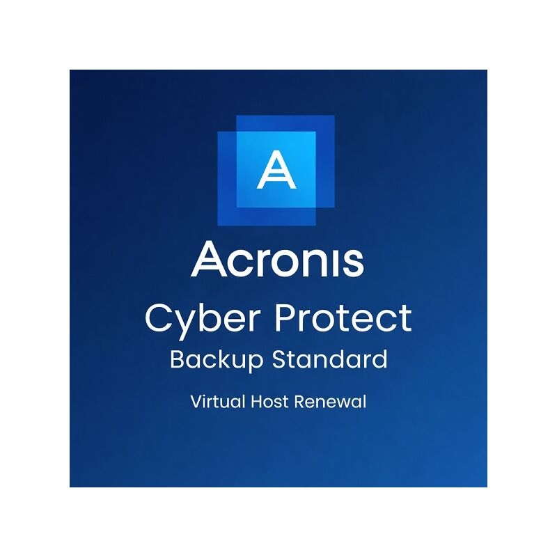 Acronis Cyber Protect - Backup Standard Virtual Host Renewal, Runtime: 1 anno, image 