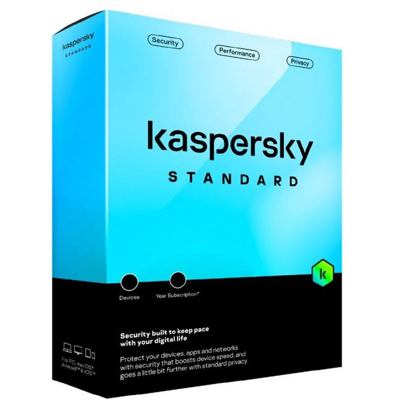 Kaspersky Standard 2026 – Antivirus, firewall, protezione dei pagamenti online e strumenti di ottimizzazione delle prestazioni, Runtime: 1 anno, Dispositivo : 1 Dispositivo , image 