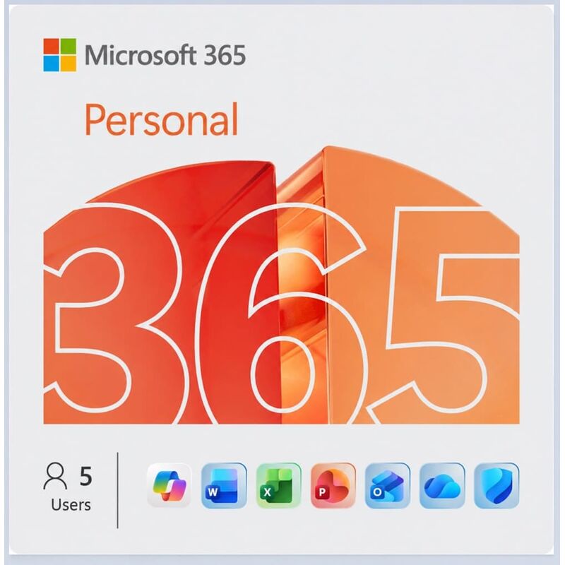 Microsoft 365 Personal – 1 persona, fino a 5 dispositivi, abbonamento 1 anno – App Office con Copilot e 1 TB di archiviazione cloud, Runtime: 1 anno, image 