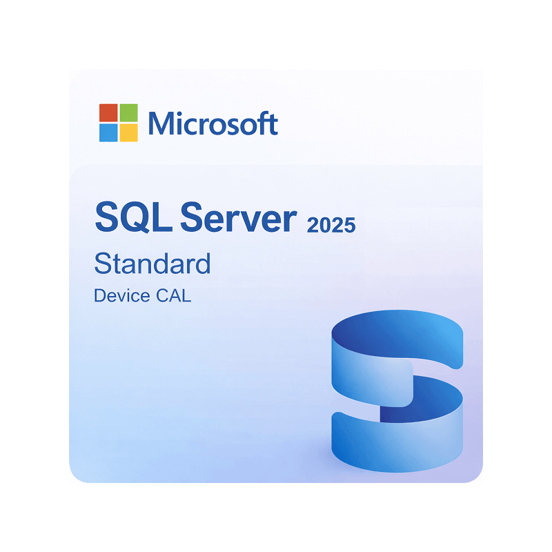 Microsoft SQL Server 2025 Standard - Device CALs, Client Access Licenses: 1 CAL, image 