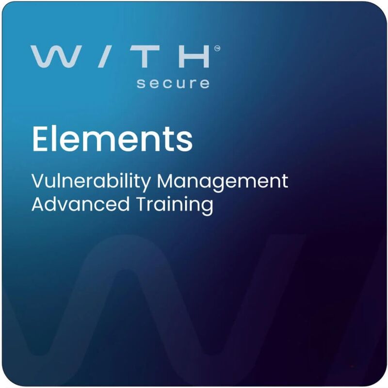 WithSecure Elements Vulnerability Management Advanced Training, image 